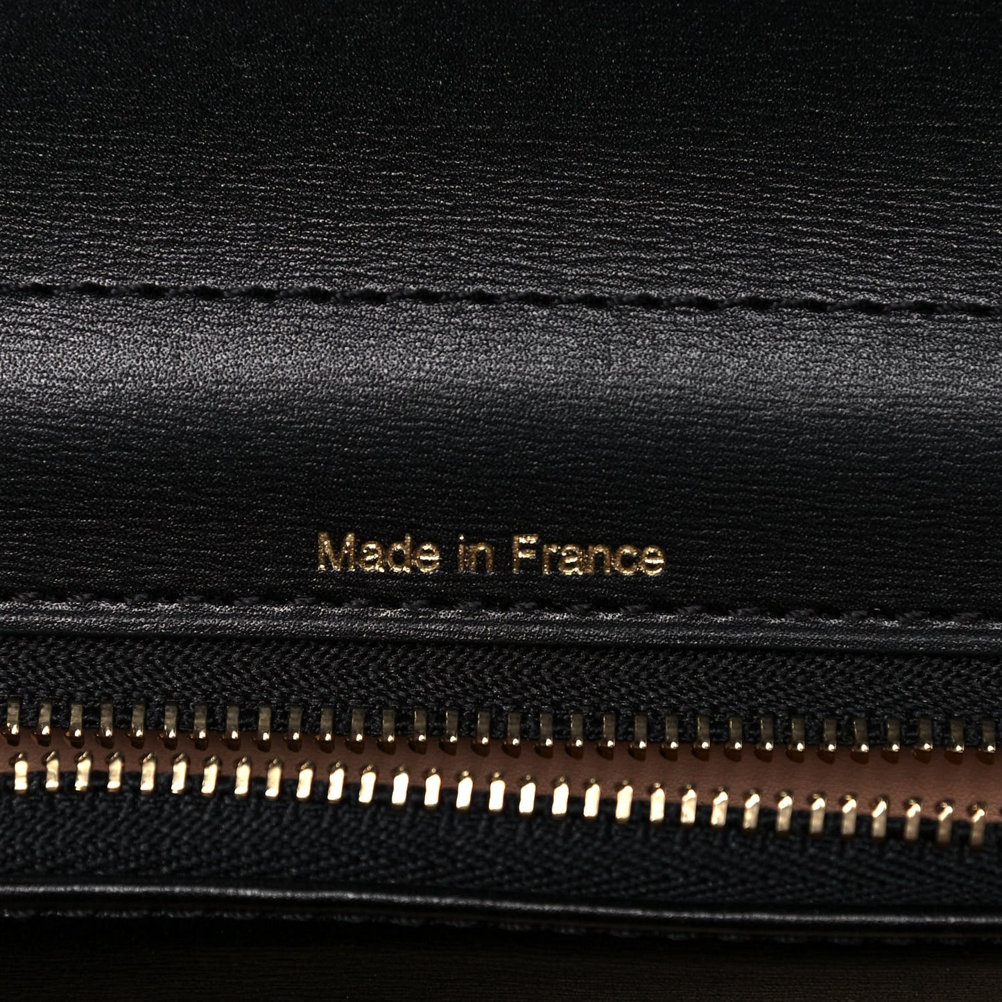 Grained Calfskin MM Brillant Satchel Black
