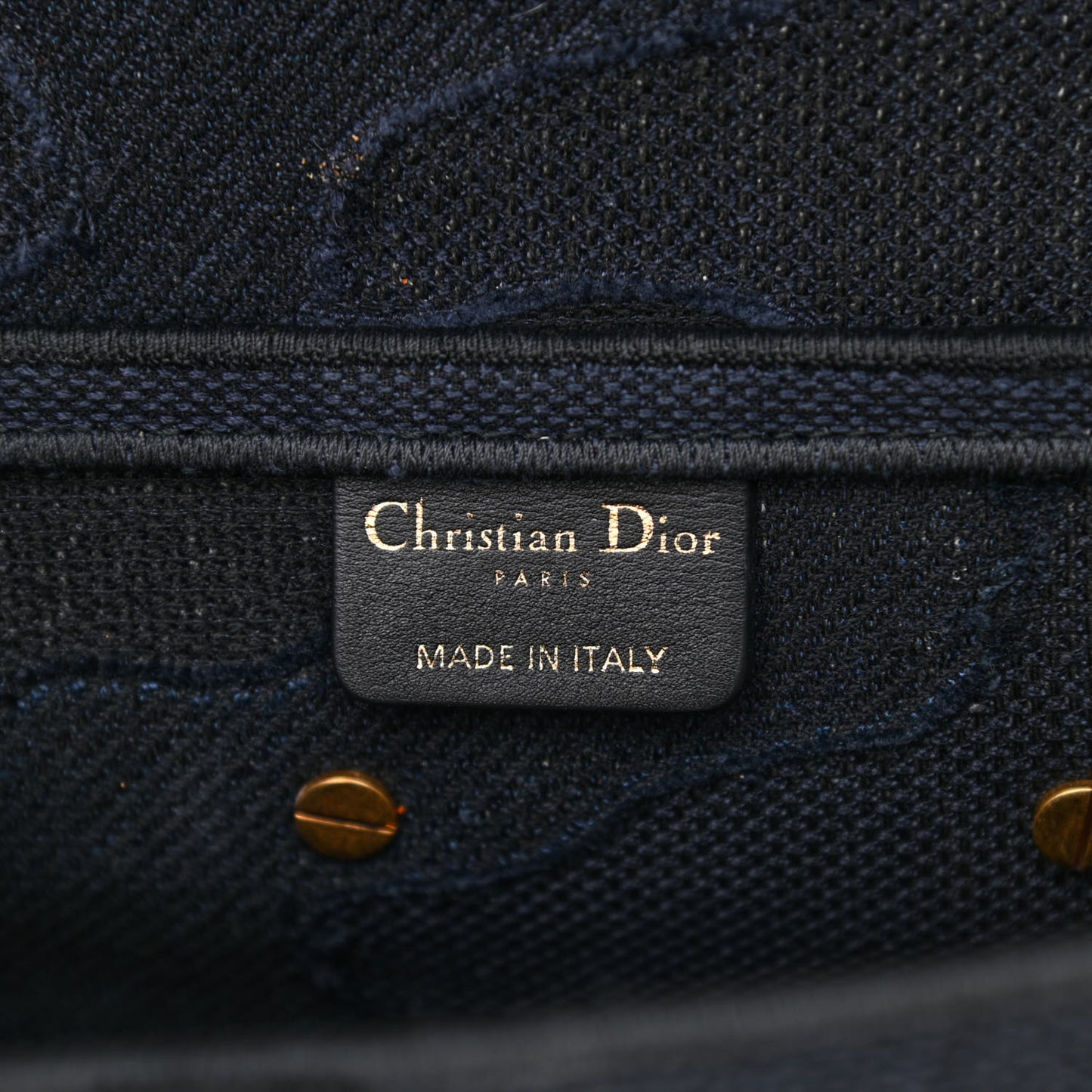 Canvas Embroidered Camouflage Saddle Bag Blue