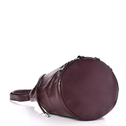 Saint Laurent Calfskin Medium Rider Bucket Bag Bordeaux 4 of 7