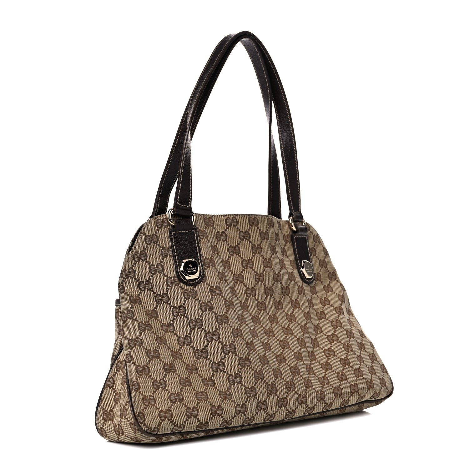 Gucci Monogram Medium Charmy Shoulder Bag Brown 3 of 16