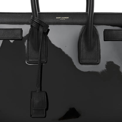 Saint Laurent Patent Calfskin Small Sac de Jour Black 8 of 12