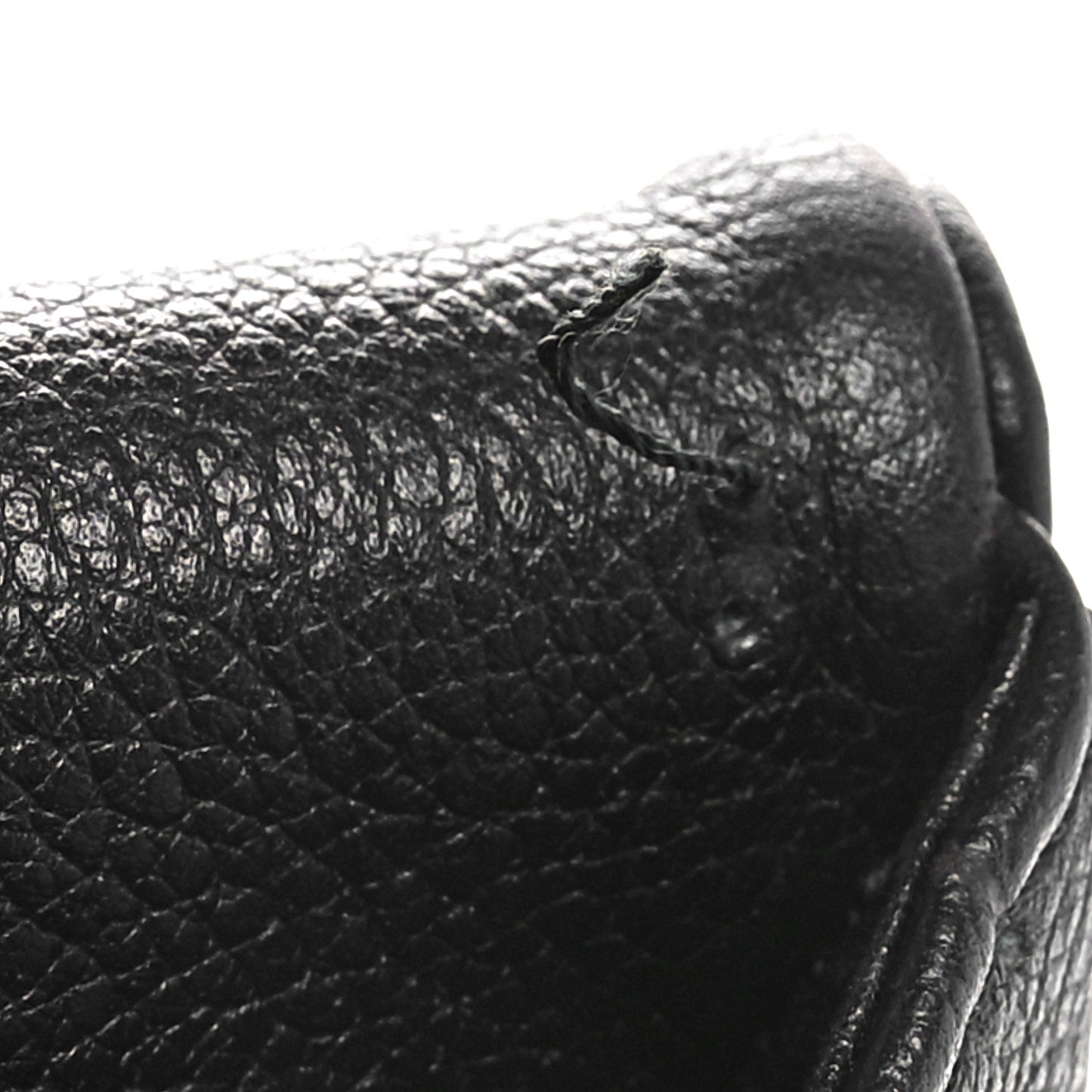 Grained Calfskin Quilted Large Casual Rock Backpack Black