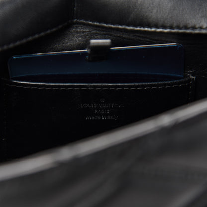Louis Vuitton Lambskin Malletage GO-14 MM Black 11 of 12
