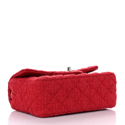 Chanel Tweed Quilted Mini Rectangular Flap Red 4 of 10