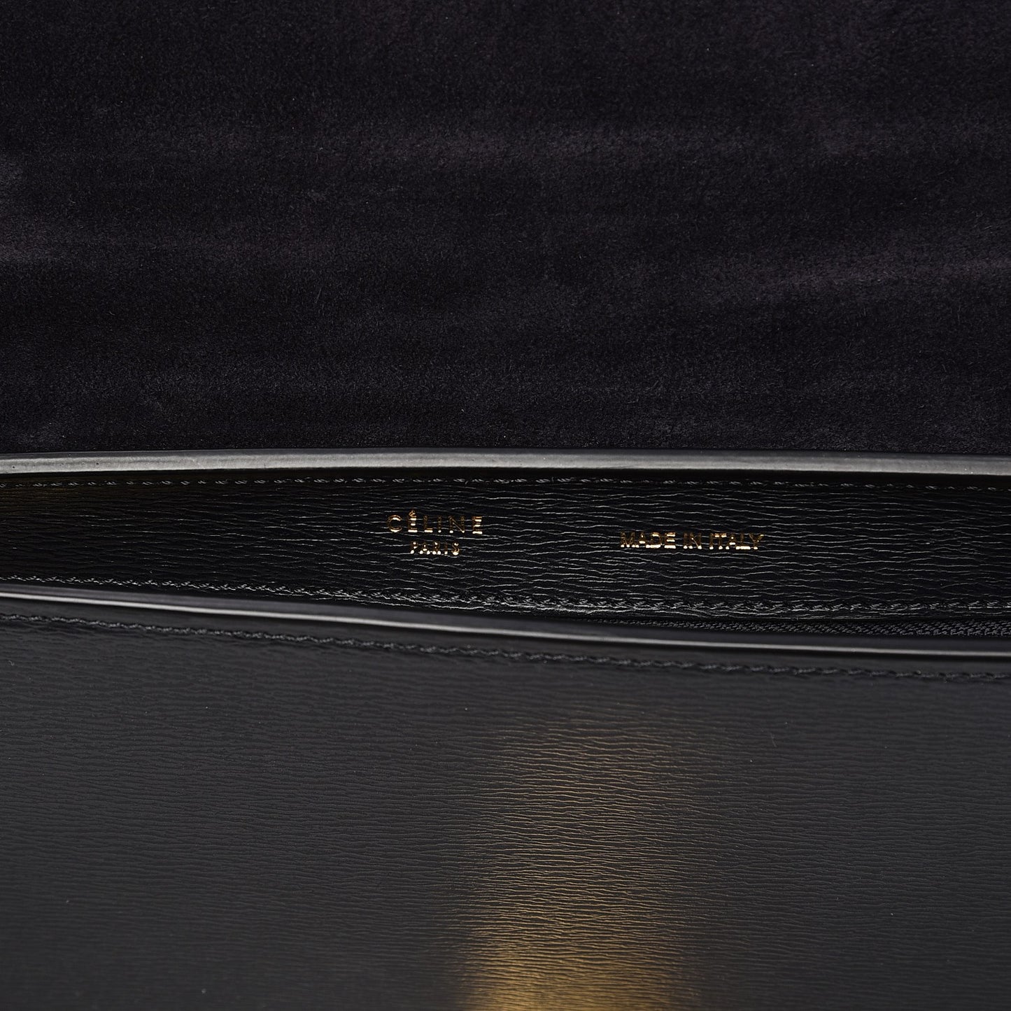 Liege Calfskin Small Trapeze Black