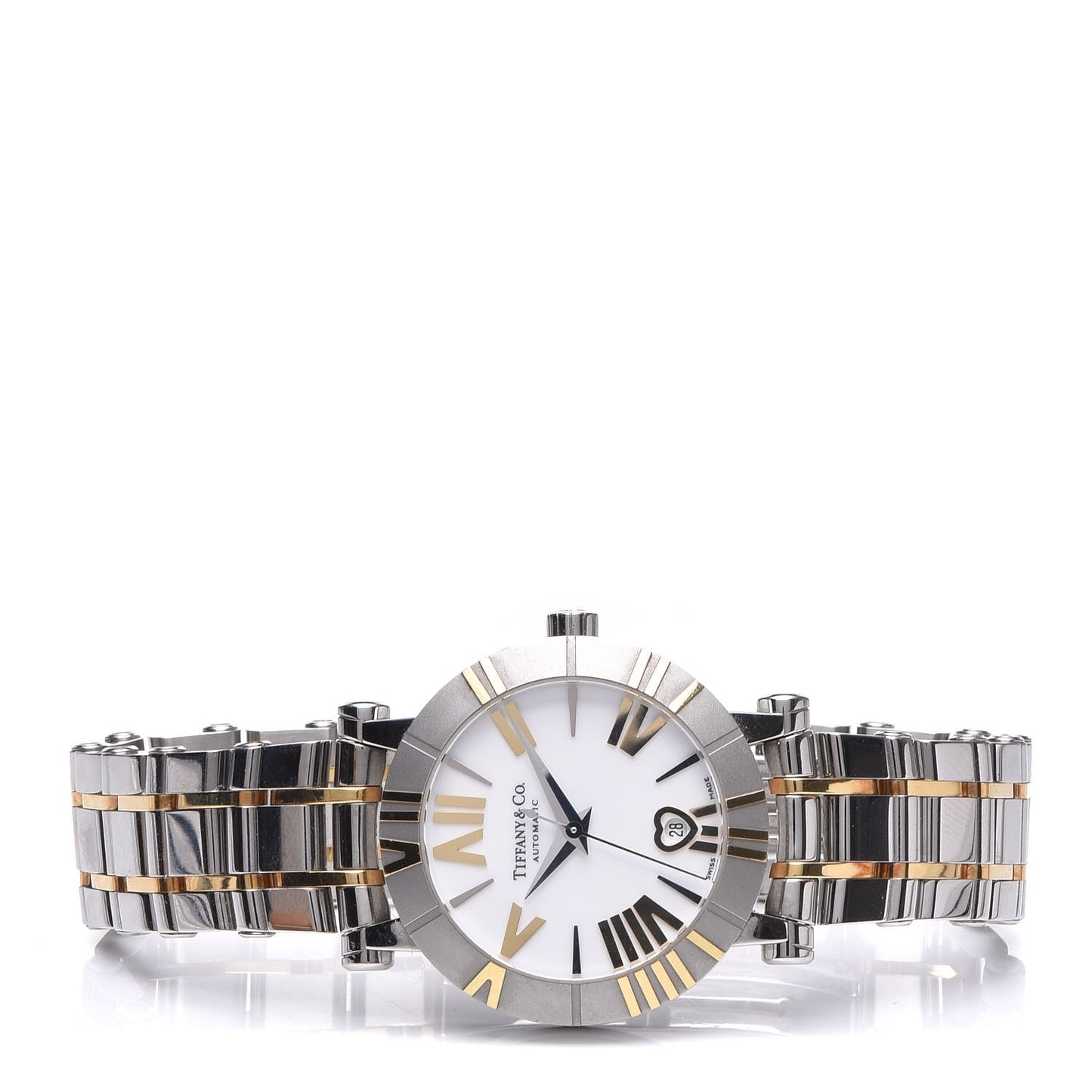 Stainless Steel 18K Yellow Gold 30mm Atlas Automatic Watch