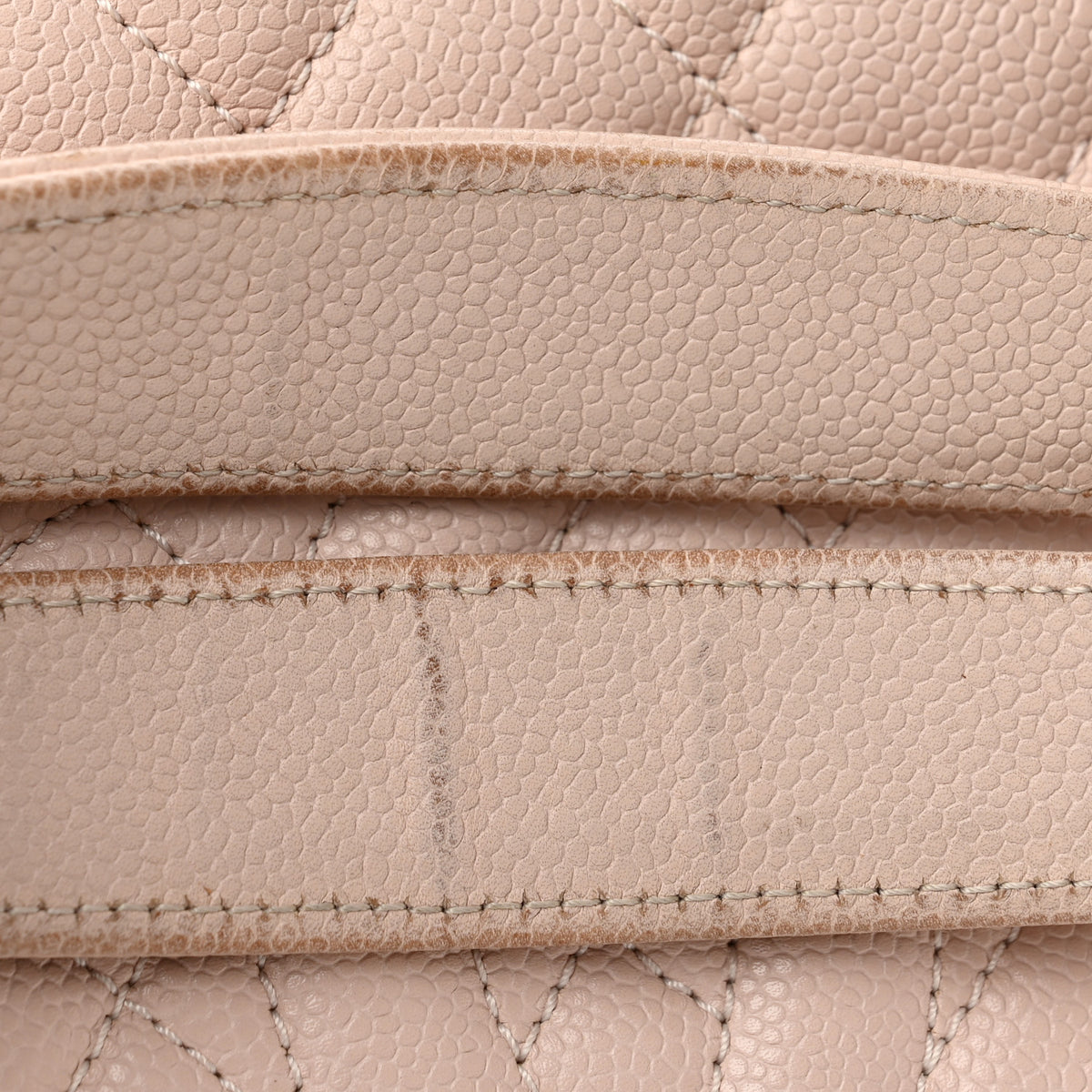 Chanel Caviar Quilted Grand Shopping Tote GST Light Pink 12 of 13