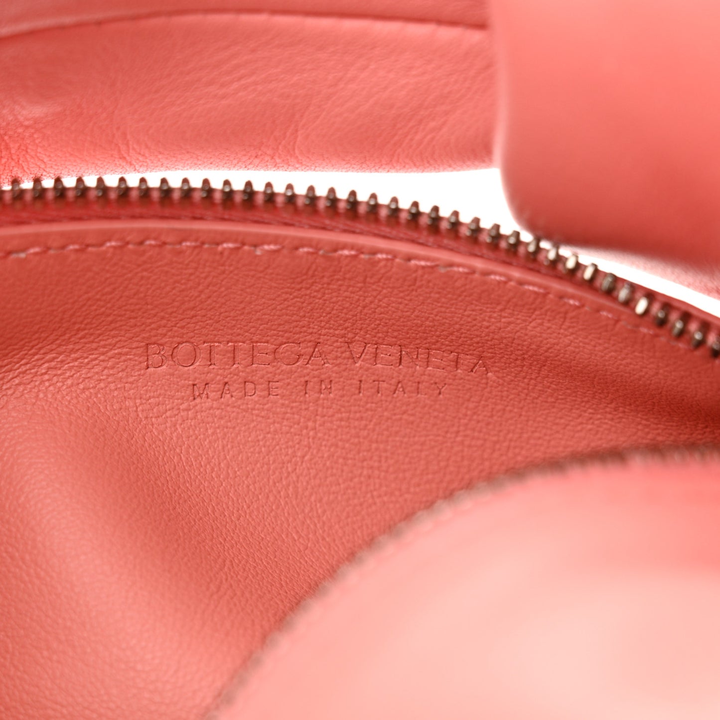 Calfskin Mini Double Knot Bag Peach