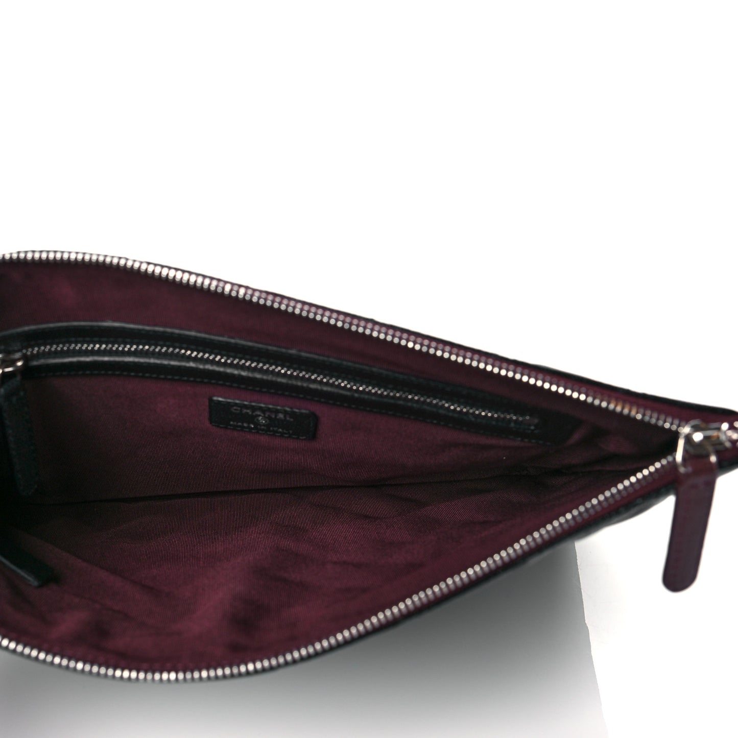 Caviar Quilted Medium Cosmetic Case Black