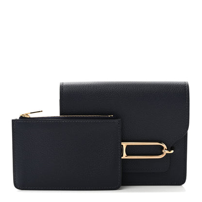 Hermes Evercolor Roulis Slim Wallet Bleu Nuit 1 of 9