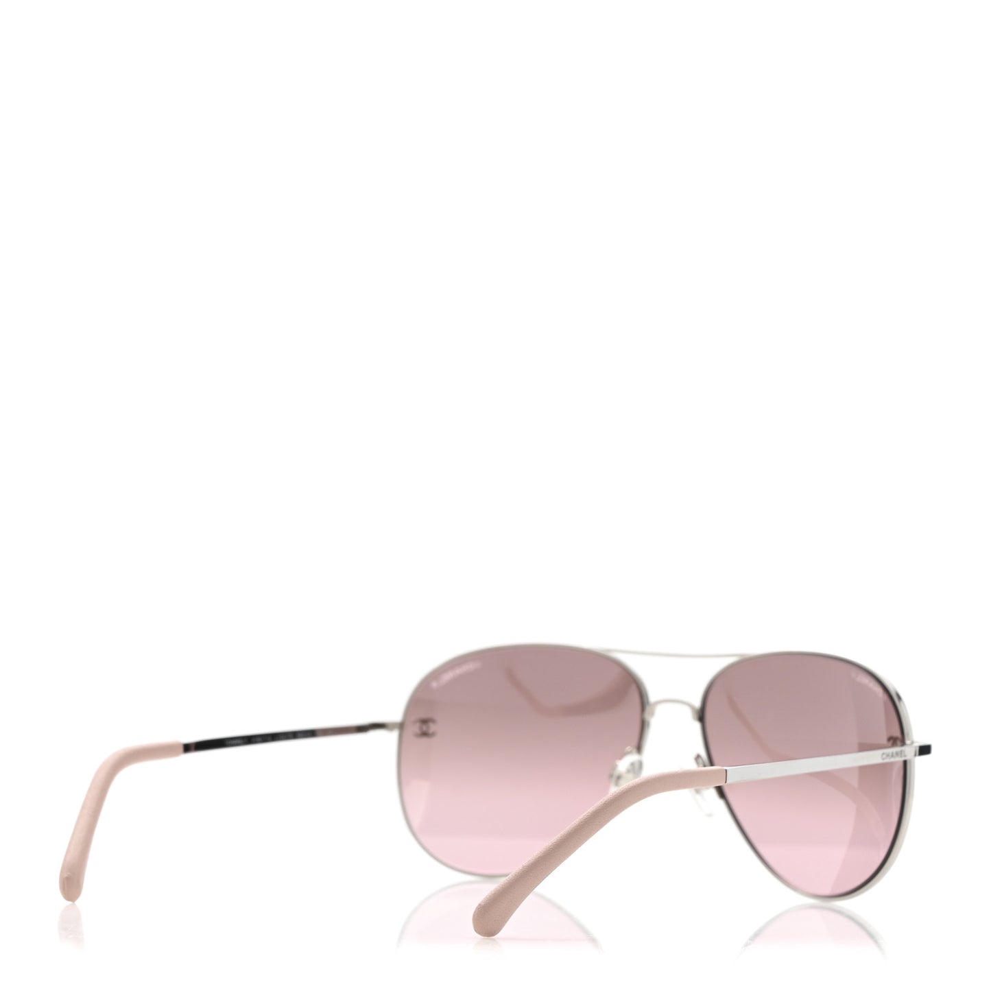 Metal Aviator CC Sunglasses 4189-T-Q Pink