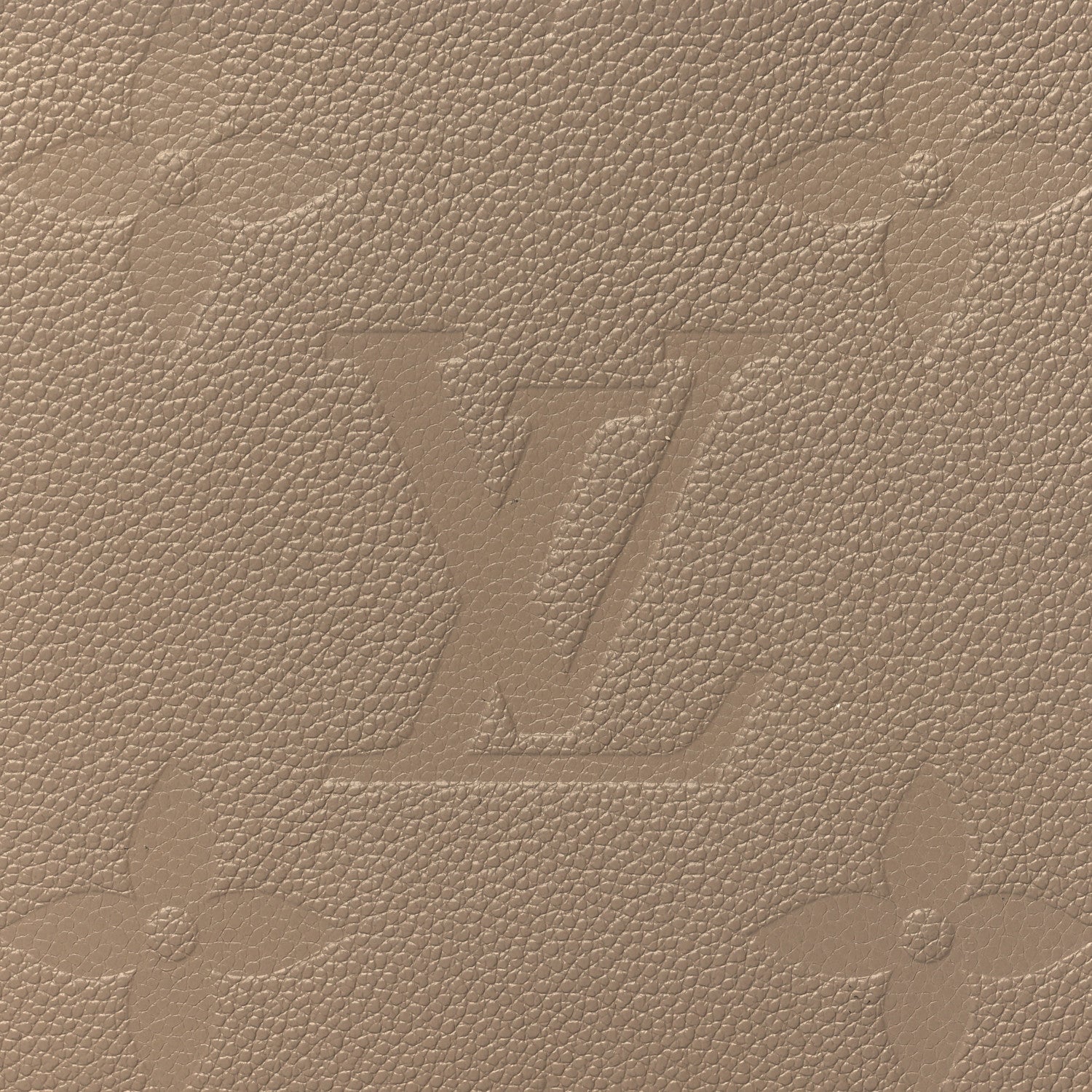 Louis Vuitton Empreinte Monogram Giant Neverfull MM Pochette Tourterelle 7 of 7