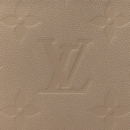 Louis Vuitton Empreinte Monogram Giant Neverfull MM Pochette Tourterelle 7 of 7