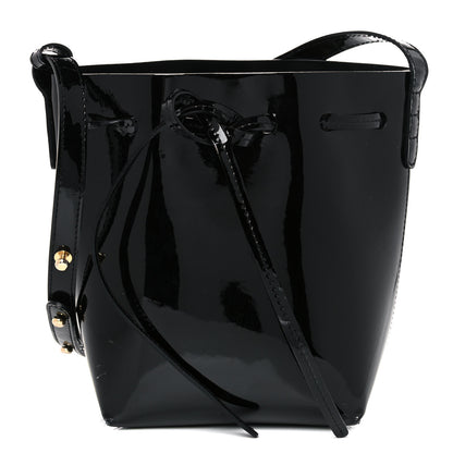 Mansur Gavriel Patent Calfskin Mini Mini Bucket Bag Black 1 of 14