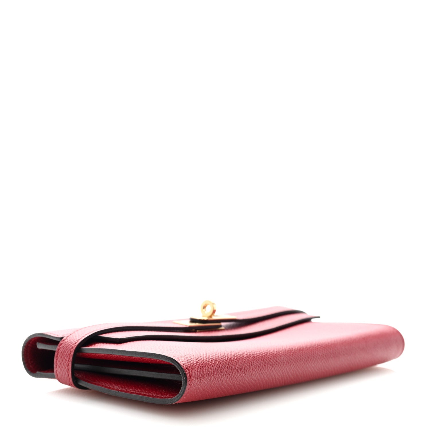 Hermes Epsom Kelly Longue Wallet Rouge Grenat 4 of 8