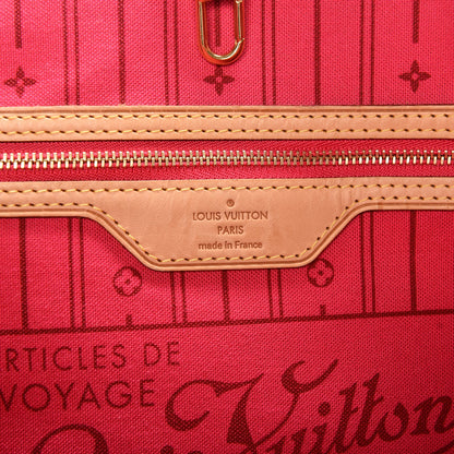 Louis Vuitton Monogram My LV Heritage Neverfull GM Fuchsia White 7 of 9