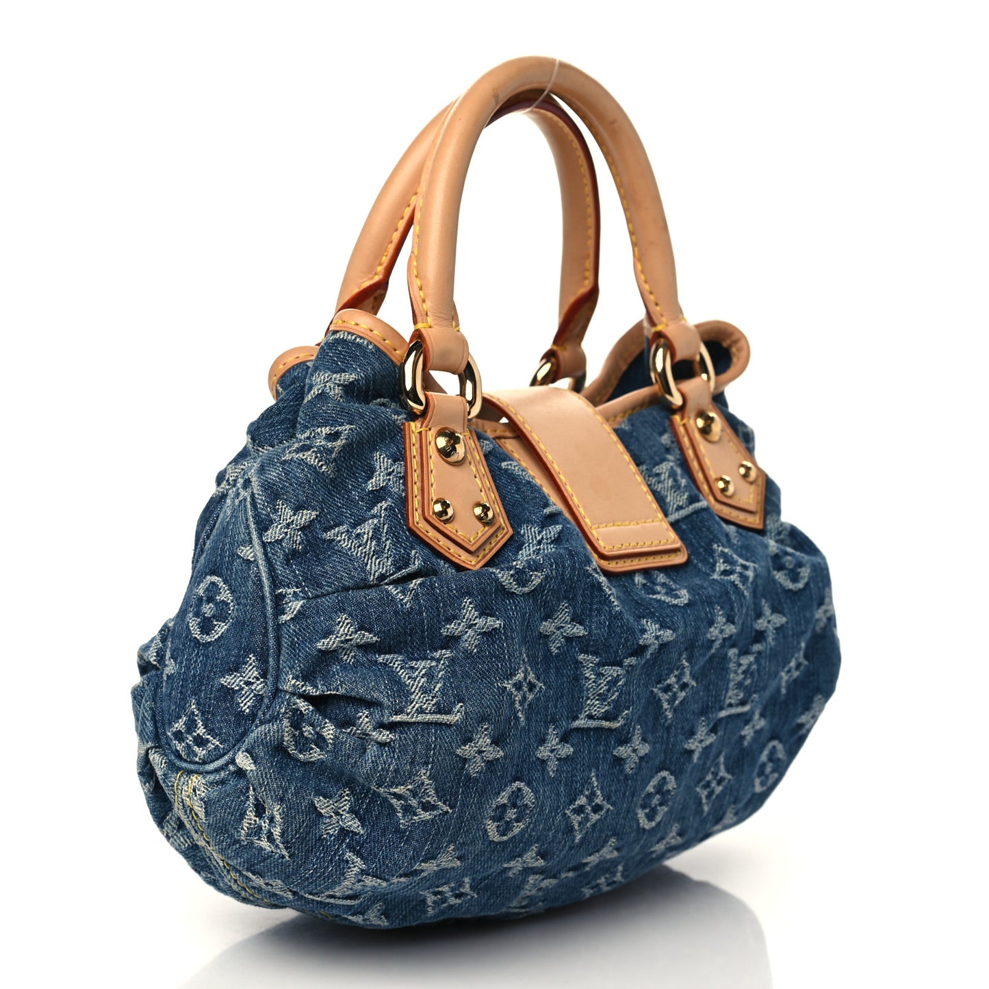 Monogram Denim Pleaty Blue