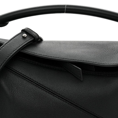 Loewe Calfskin Small Puzzle Bag Black 8 of 10