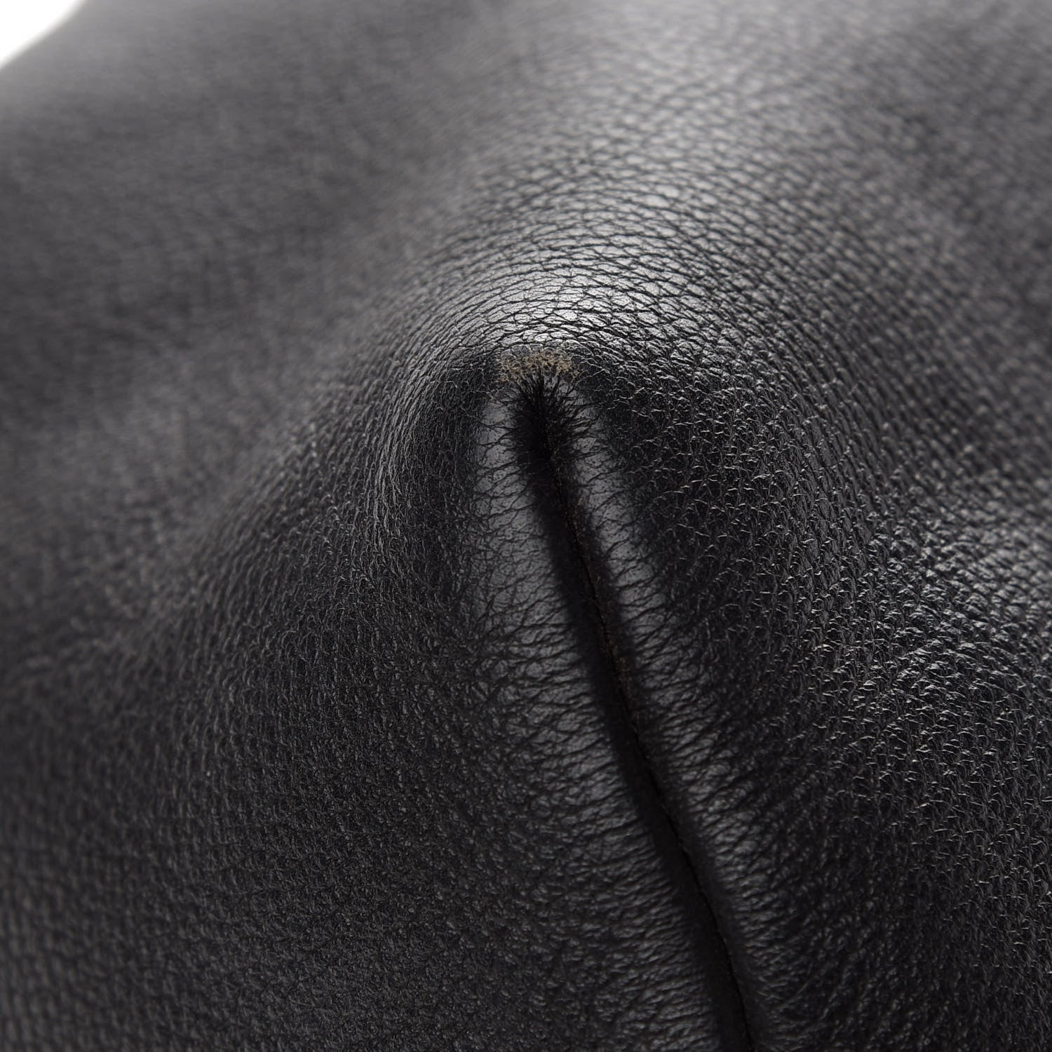 Chanel Grained Calfskin CC Drawstring Bucket Bag Black 5 of 11