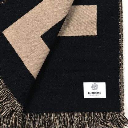 Burberry Wool Jacquard Logo Scarf Archive Beige 3 of 4