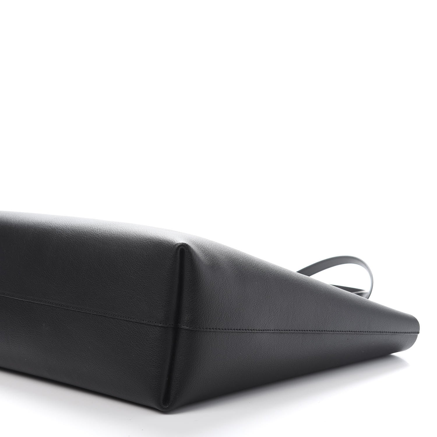 Saint Laurent Calfskin Large Shopping Tote Black 10 of 14