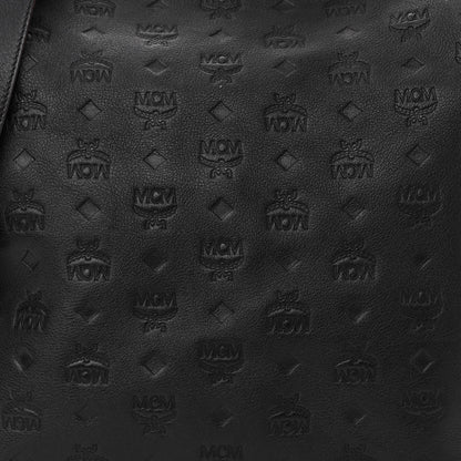 MCM Calfskin Ottomar Monogram Large Klara Hobo Black 8 of 11