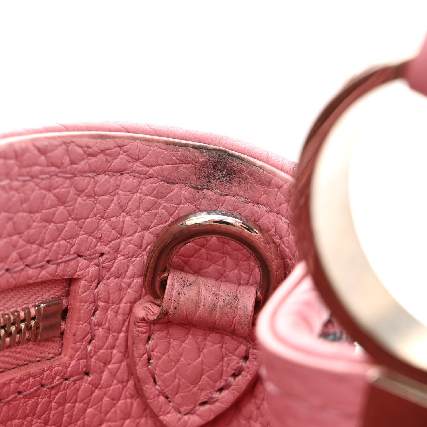 Louis Vuitton Sequins Metallic Taurillon Capucines BB Pink 12 of 13