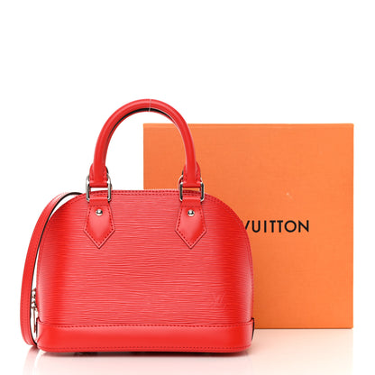 Louis Vuitton Epi Alma BB Coquelicot 14 of 14