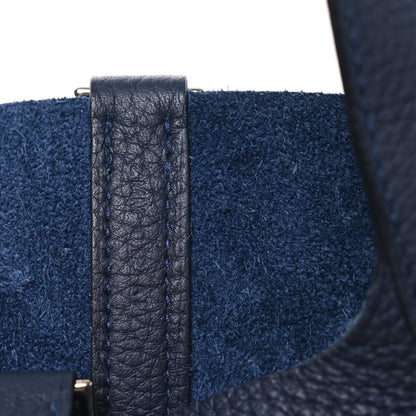 Hermes Taurillon Clemence Picotin Lock 18 PM Bleu Nuit 7 of 12