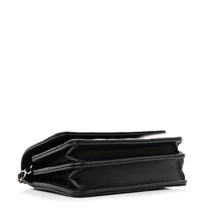 Chanel Lambskin Quilted CC Clutch on Chain WOC Black 4 of 12