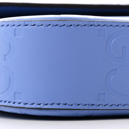 Gucci Calfskin GG Super Mini Shoulder Bag Blue 9 of 11
