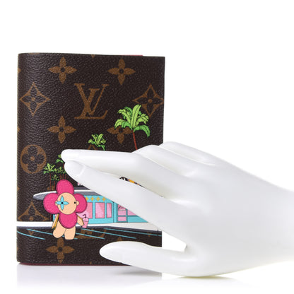 Louis Vuitton Monogram 2021 Christmas Animation Hollywood Passport Cover Fuchsia 2 of 7