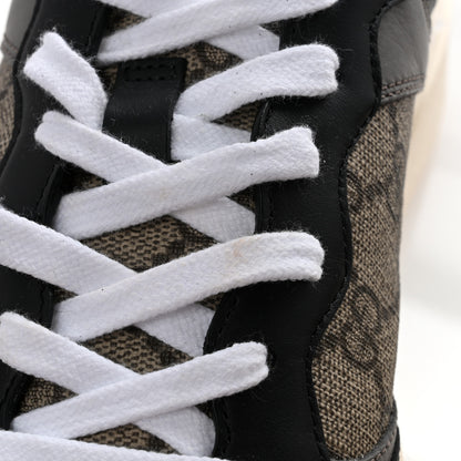 Gucci GG Supreme Calfskin Monogram Mens Interlocking G 55mm Sneakers 9 10 of 12