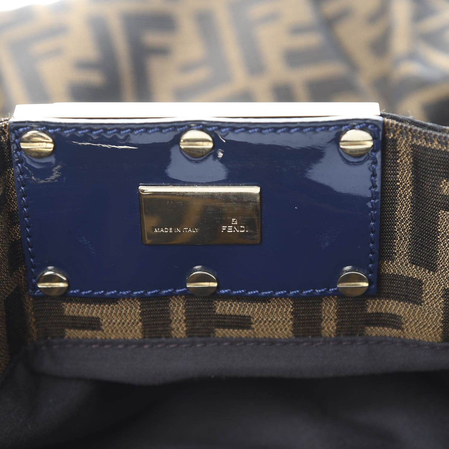 Fendi Zucca Mia Tote Tobacco 6 of 10