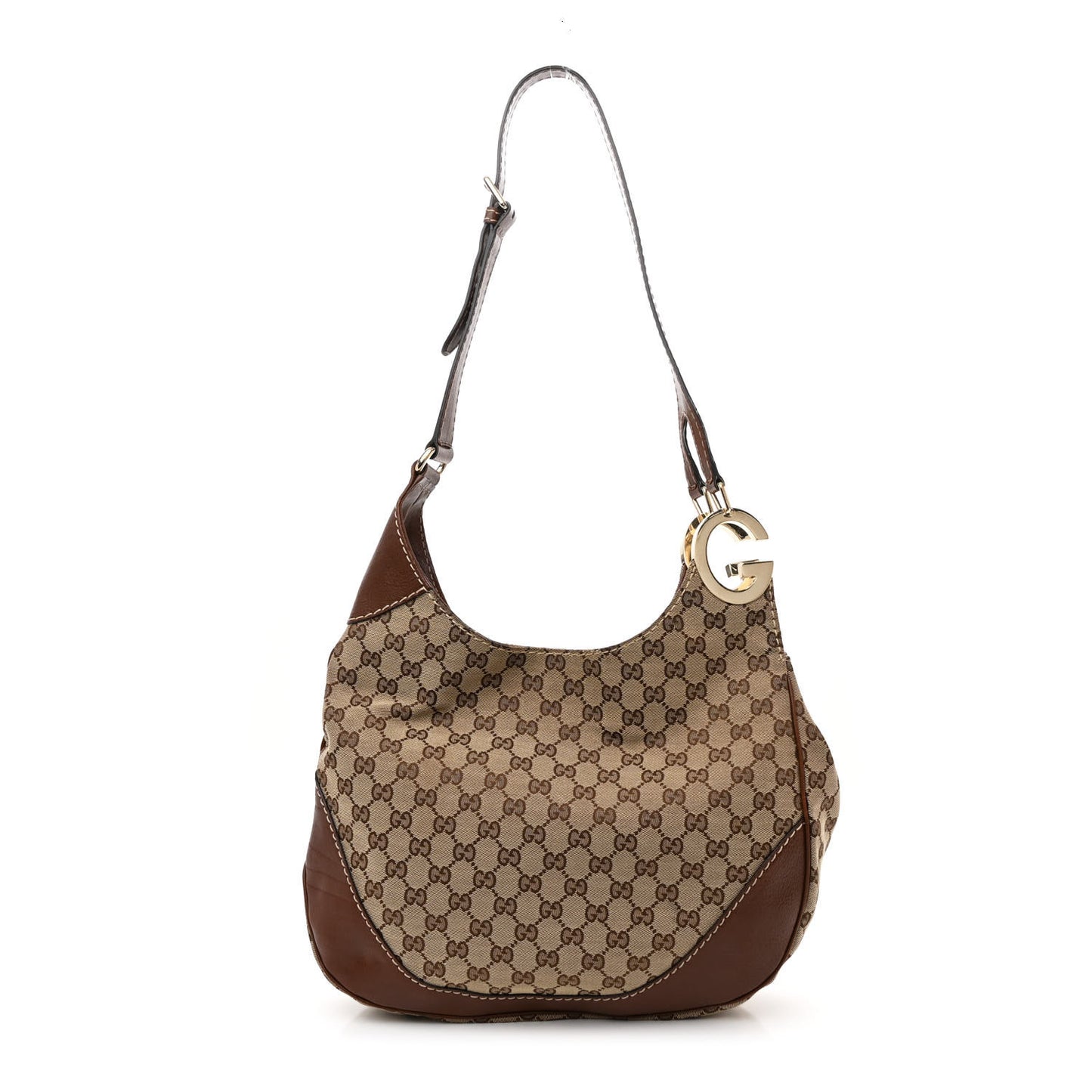 Monogram Medium Charlotte Hobo Brown