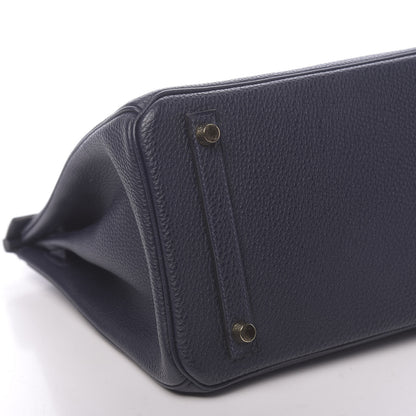 Hermes Togo Birkin 30 Bleu Nuit 10 of 11