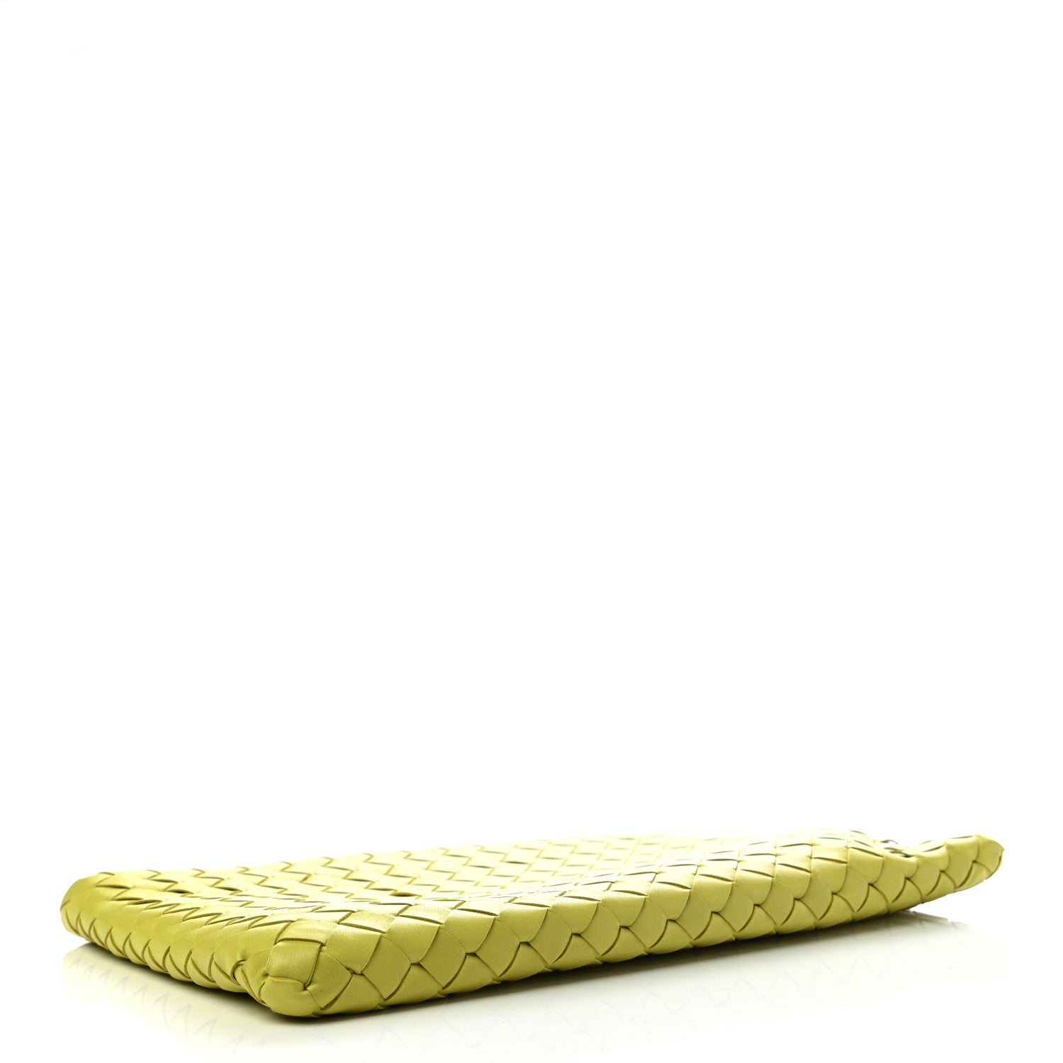 Bottega Veneta Nappa Intrecciato Large Flat Pouch Kiwi 4 of 7