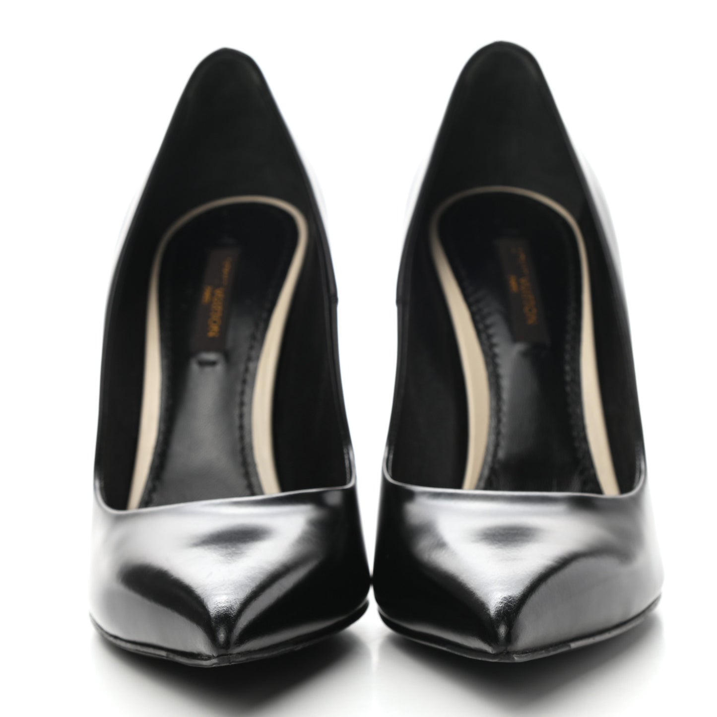 Calfskin Eyeline Pumps 36.5 Black