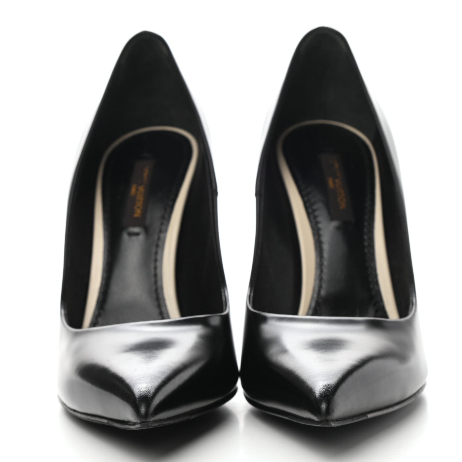 Louis Vuitton Calfskin Eyeline Pumps 36.5 Black 2 of 8
