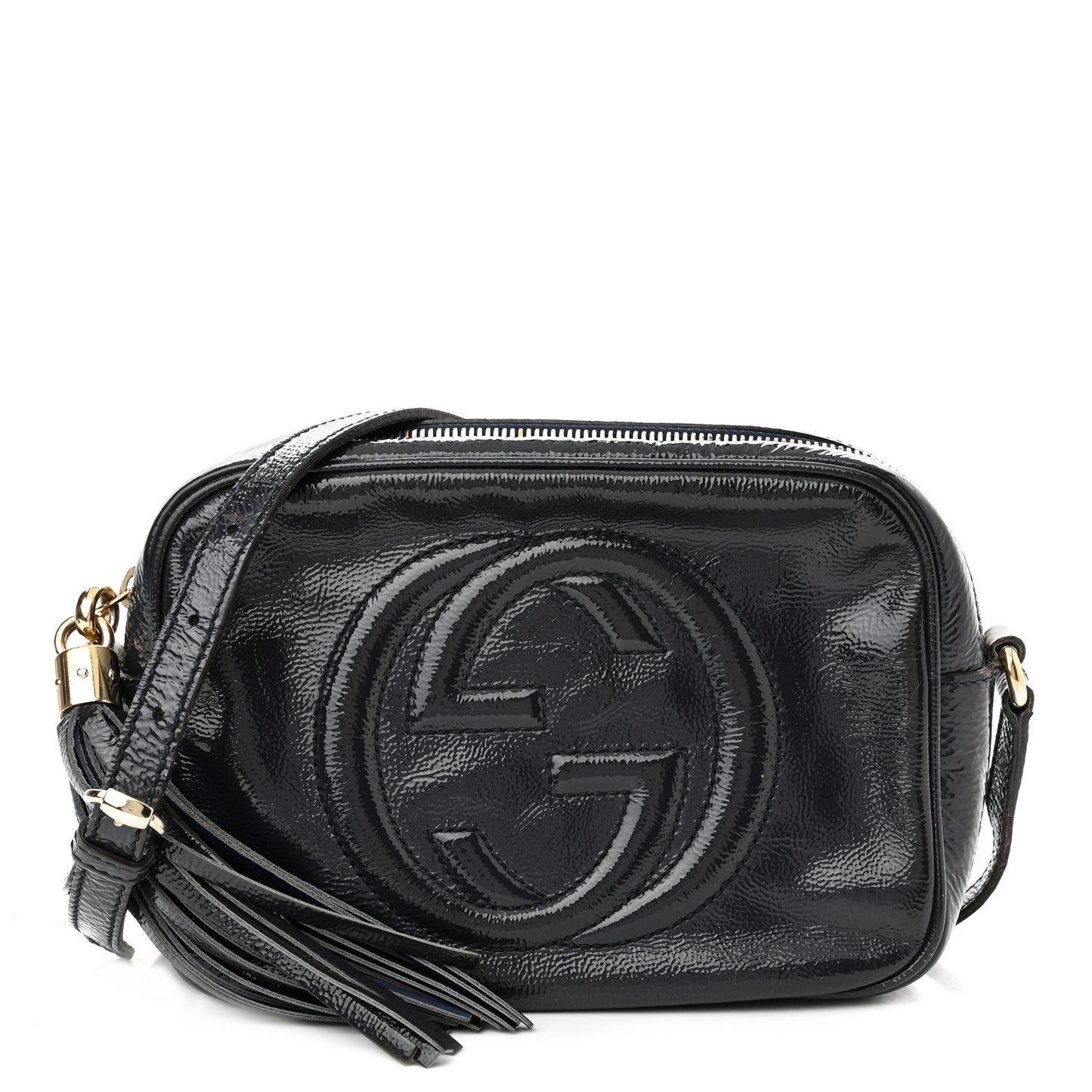 Vernice Naplack Small Soho Disco Bag Uniform Blue