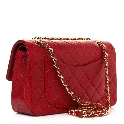 Chanel Lambskin Quilted Small Double Flap Red 3 of 18