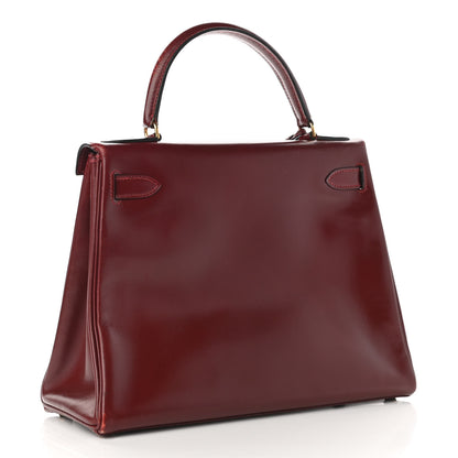 Hermes Box Kelly Retourne 28 Rouge H 5 of 25