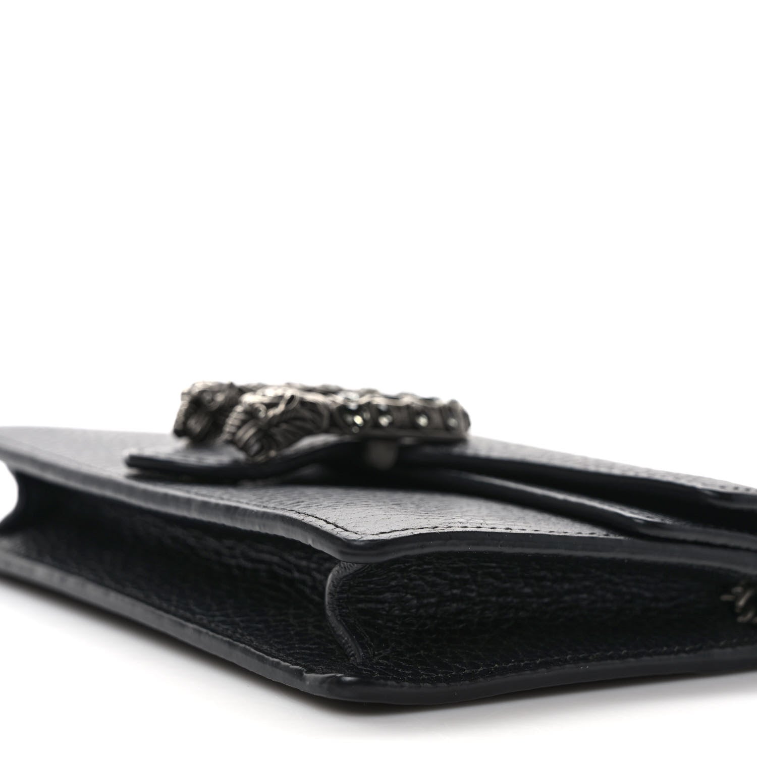 Gucci Calfskin Super Mini Dionysus Shoulder Bag Black 8 of 10