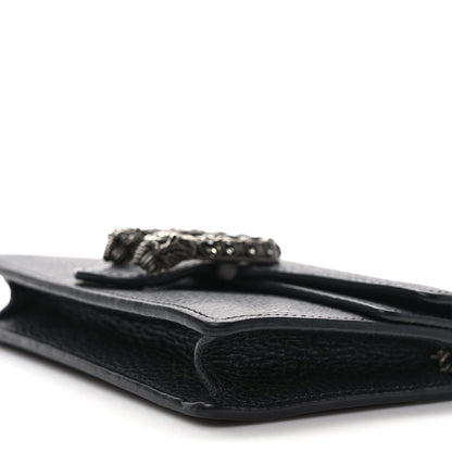 Gucci Calfskin Super Mini Dionysus Shoulder Bag Black 8 of 10