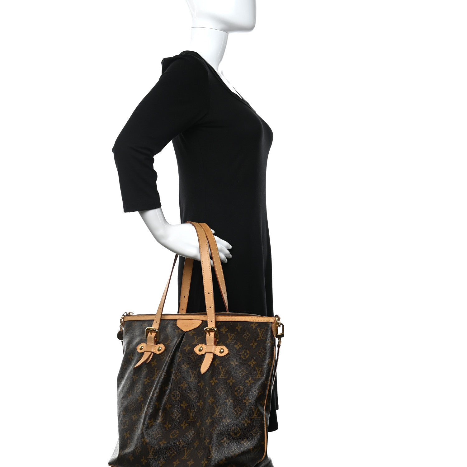 Louis Vuitton Monogram Palermo GM 3 of 16