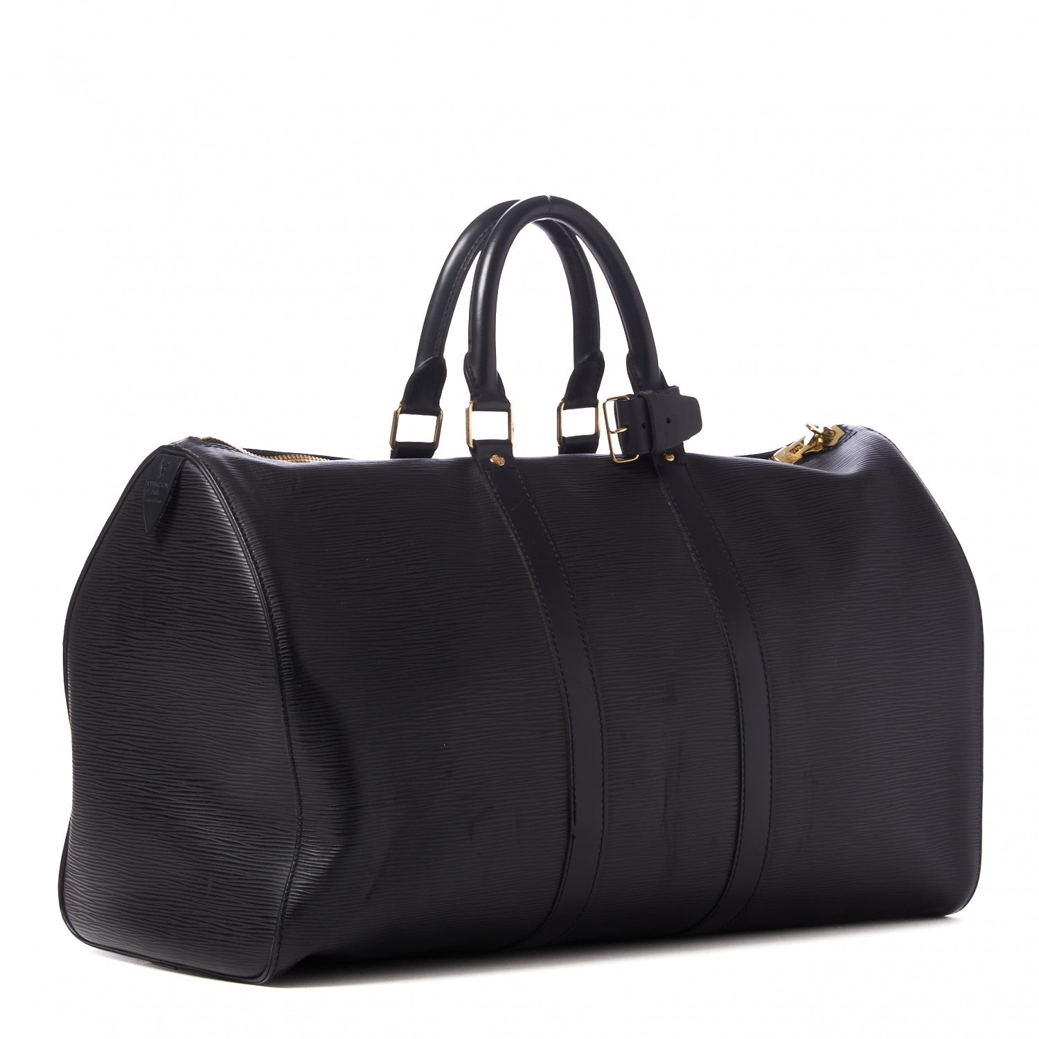 Louis Vuitton Epi Keepall 45 Black 2 of 9