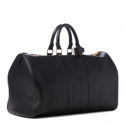 Louis Vuitton Epi Keepall 45 Black 2 of 9