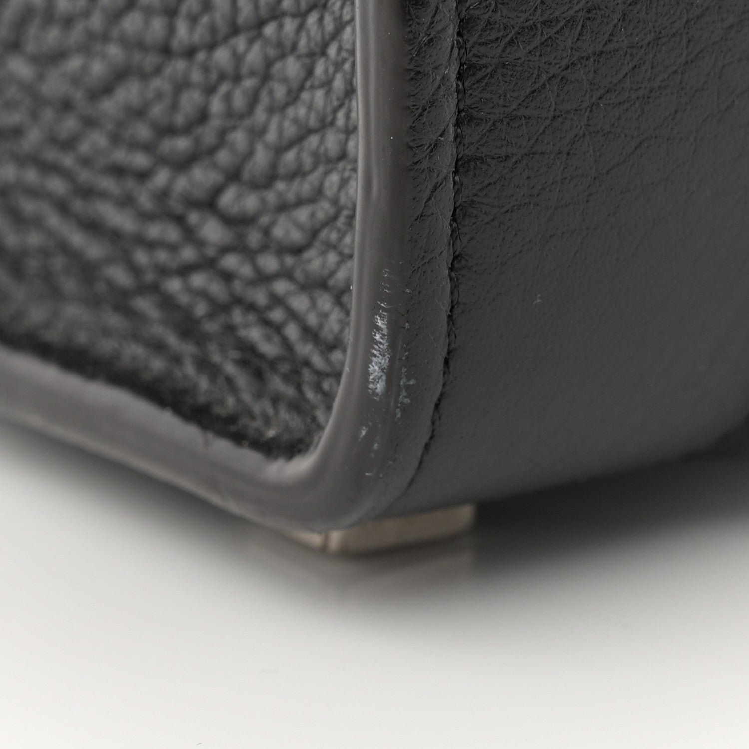 Celine Drummed Calfskin Micro Luggage Black 11 of 14