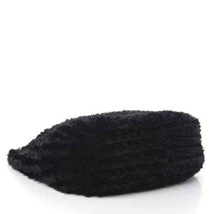 Jimmy Choo Rabbit Fur Solar Hobo Black 4 of 9
