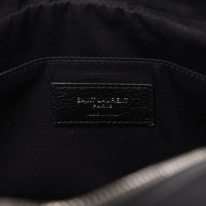 Saint Laurent Calfskin Monogram Small Lou Camera Bag Storm 8 of 14